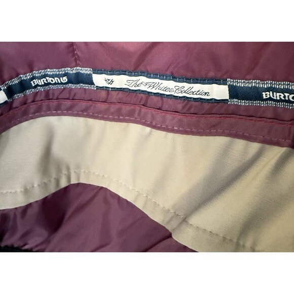 Burton The White Collection Women’s Snowboard Jacket Plaid Hooded L Dryride - Picture 12 of 13